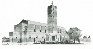 Artists Impression of St Peter's Anglican Church 1958